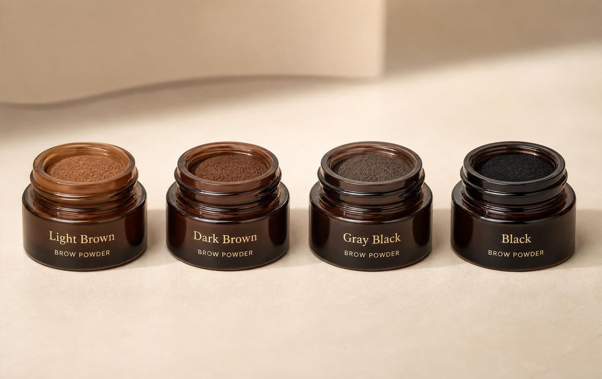 Available in Light Brown, Dark Brown, Gray Black, and Black